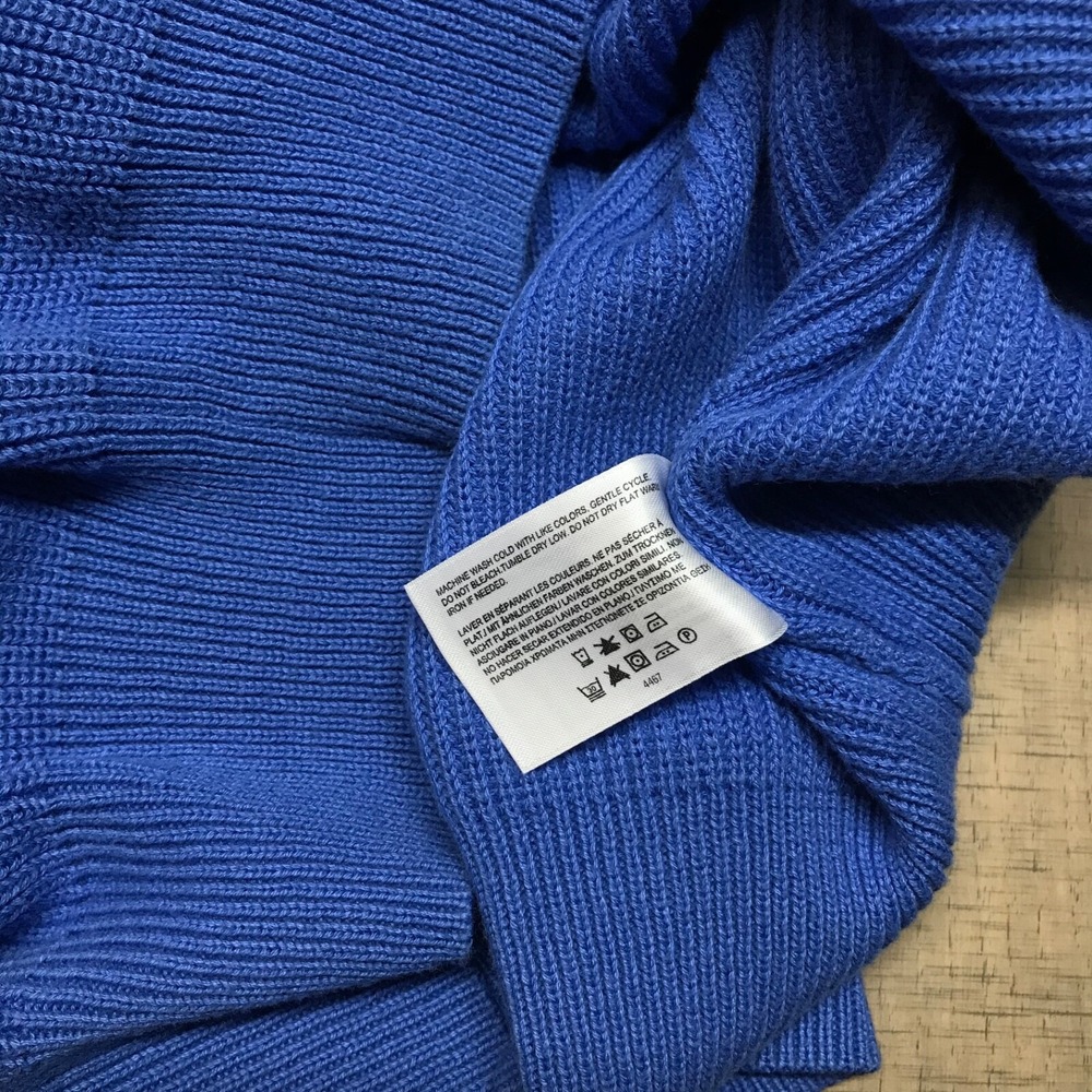 346 Brooks Brothers 1/4 Zip Sweater Mens Size XL Blue Preppy Golf Quarter Zip - Picture 6 of 9